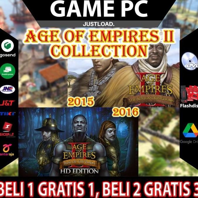 Terbaru AGE OF EMPIRES II 2 COLLECTION AFRICAN KINGDOM RISE OF RAJAS TERMURAH justl04 dijamin