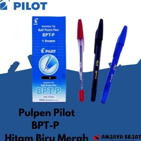 

Pulpen Pilot Bpt-P Merah Hitam Biru | Pen Pilot | Perlusin(12Pcs)