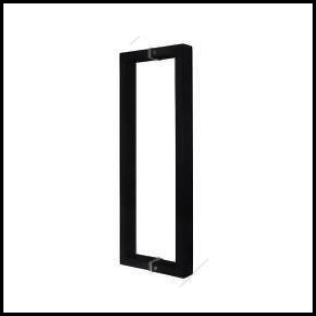 PULL HANDLE SQ PH 801 40X20X600X620 BLACK Tarikan Pintu Minimalis