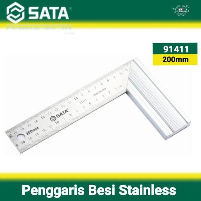 

Sata Penggaris Siku Tukang 200Mm 20Cm 91411 Carpenters Squares