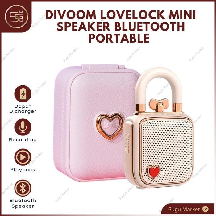 Divoom Lovelock Speaker Mini Portable Wireless Bluetooth Speaker