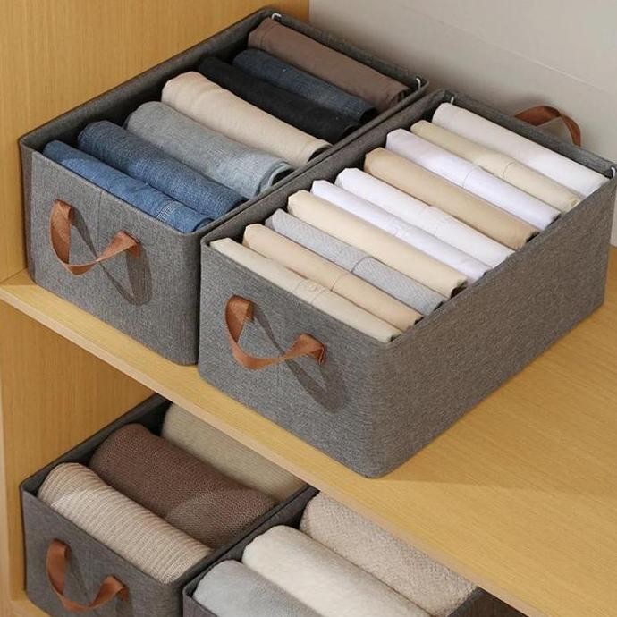 Keranjang Pakaian Organizer Tempat Penyimpanan Serbaguna Kotak Penyimpanan Baju Bayi Box