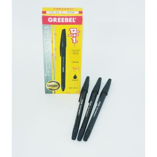 

Ballpoint Greebel Technoline 0.5Mm Warna Hitam