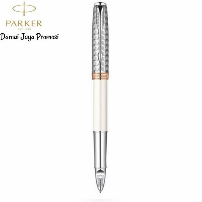

Pulpen Parker Sonnet 11 Metal & Pearl Chrome Trim 5Th Mode Rollerball