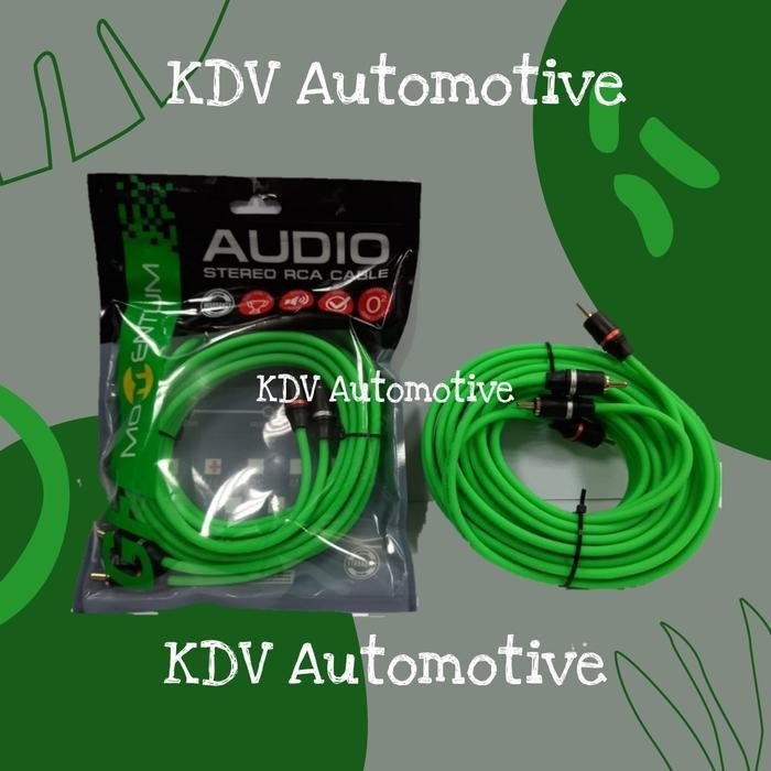 Kabel RCA Momentum Tipe GF High Quality / Kabel RCA Audio Mobil Terbaik Berkualitas