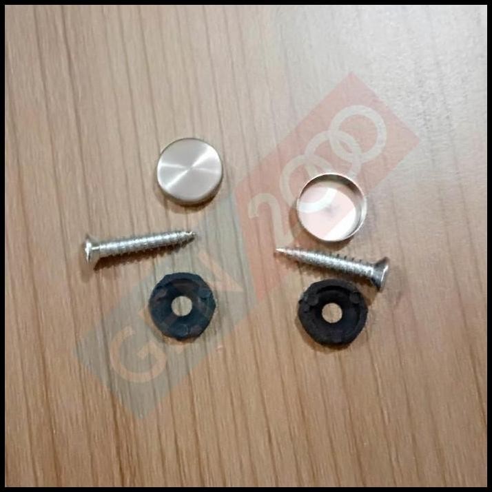 Sekrup Kaca Stainless 16 Mm Mirror Screw Skrup Baut Kaca Stenlis
