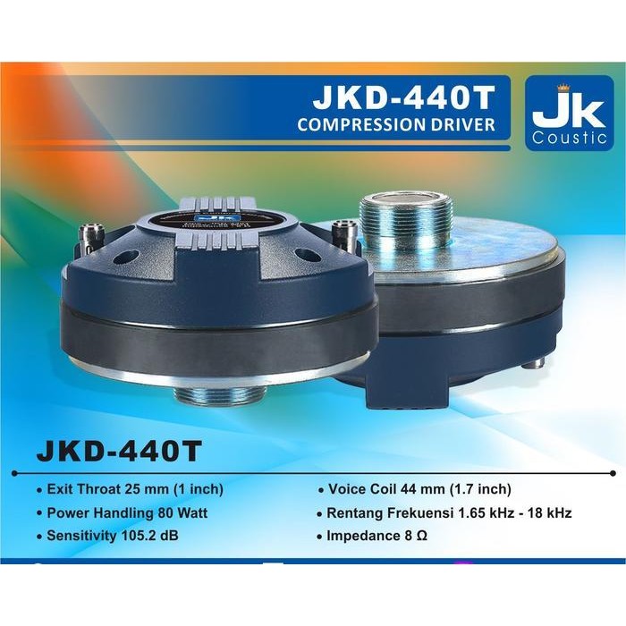 Driver JKD 440T JK Coustic Tweeter JKD 440 T