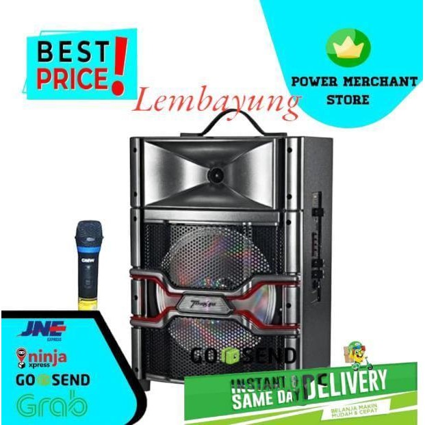 TECKYO-779C Multimedia Speaker Bluetooth (Included Wireless Mic) Terbaru Berkualitas
