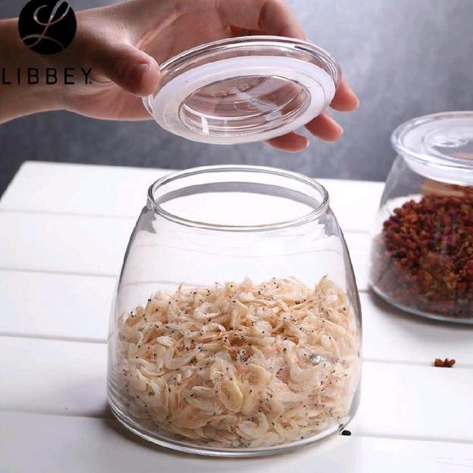 Vibe Glass Food Storage Container Jar Toples Kaca - Libbey (Sale)
