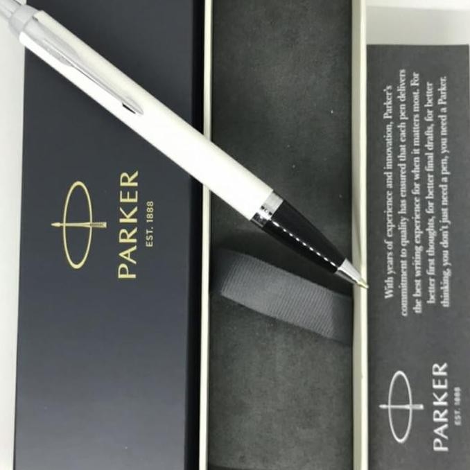 

Pen Parker New Im White Ct Ballpoint M.Blk Tb