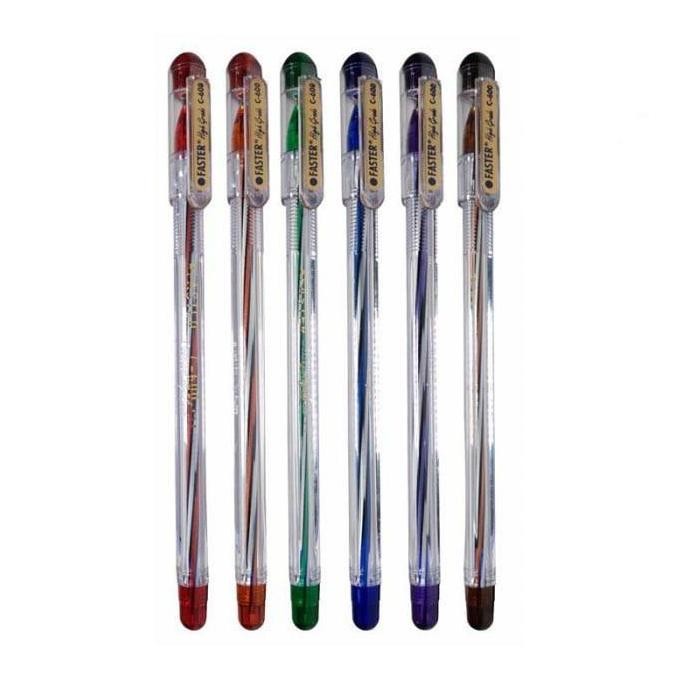 

Pen Faster C600 Hitam / Biru / Merah