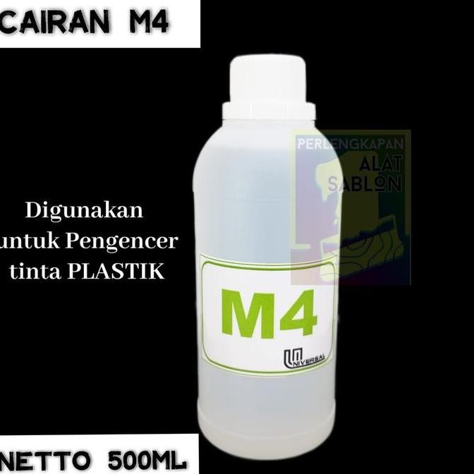 

Cairan M4 Pengencer Tinta Sablon 500Gr