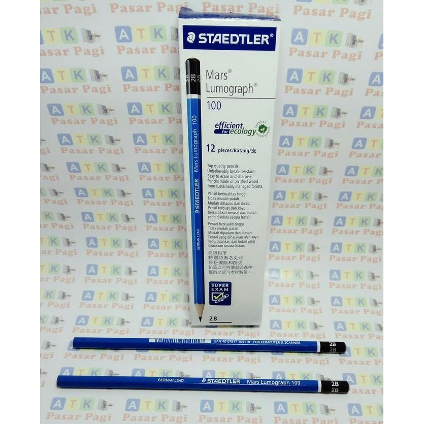 

Pensil Staedtler Asli 2B Dan Murah