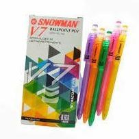 

Bolpen Snowman V7 Hitam @ 12 Pcs