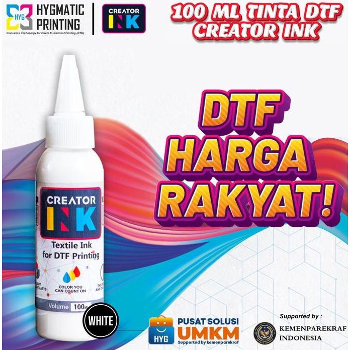 

Tinta Dtf | Tinta Dst | Sablon Digital - Creator Ink - 100 Ml