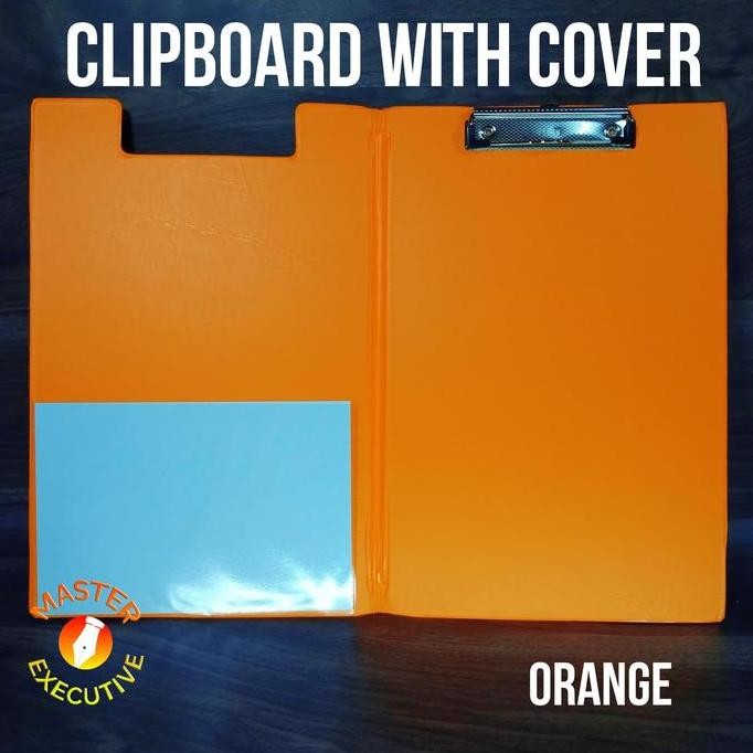 

Bantex Clipboard With Cover - Papan Dada Orange 4211 64