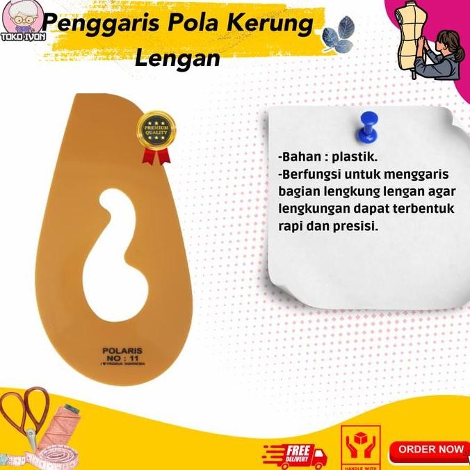 

Penggaris Pola Kerung Lengan