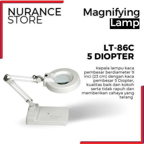 

Magnifying Lamp / Kaca Pembesar Lt-86C ( 5 Diopter )