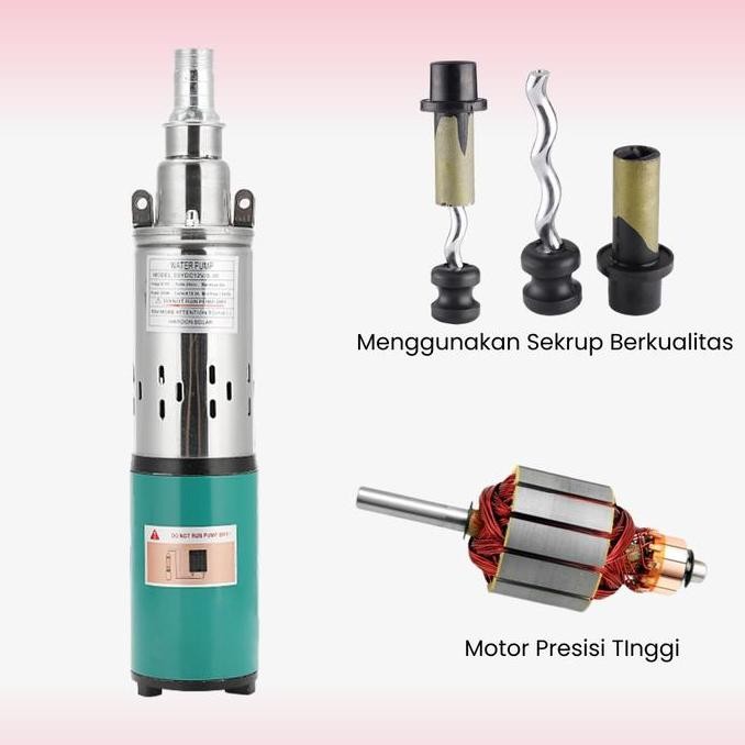 Pompa Tanam Dc 12V Pompa Sumur Submersible Pump Pompa Celup Sumur Pertanian Aki 12 Volt Pompa Sibel 