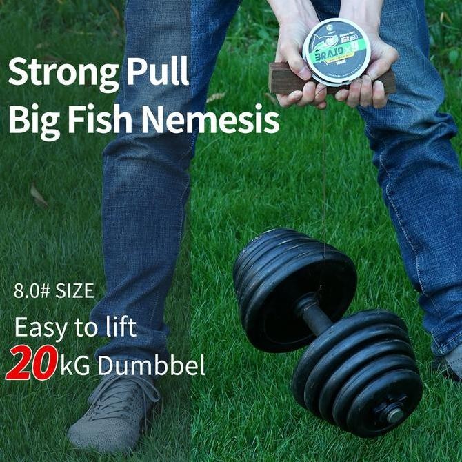 Bingolife Fluorocarbon X9 Tali Pancing Karbon Dyneema Carbon Sandwich Jepang Pe Kawat Berinti Kawat 