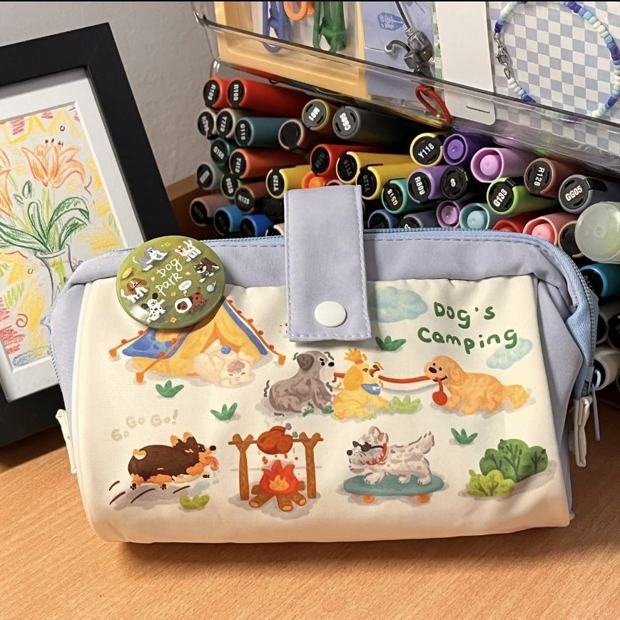 

Tas Pensil Kapasitas Besar Tas Penyimpanan Kotak Pensil