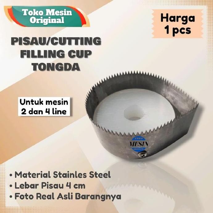 

Terlaris! Pisau Mesin Filling Cup Cutting Mesin Cup Filling Pemotong Tongda