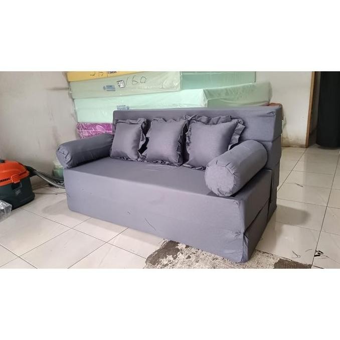 Sarung Cover Sofabed Inoac 200X160X20 / 200X160X15 Katun