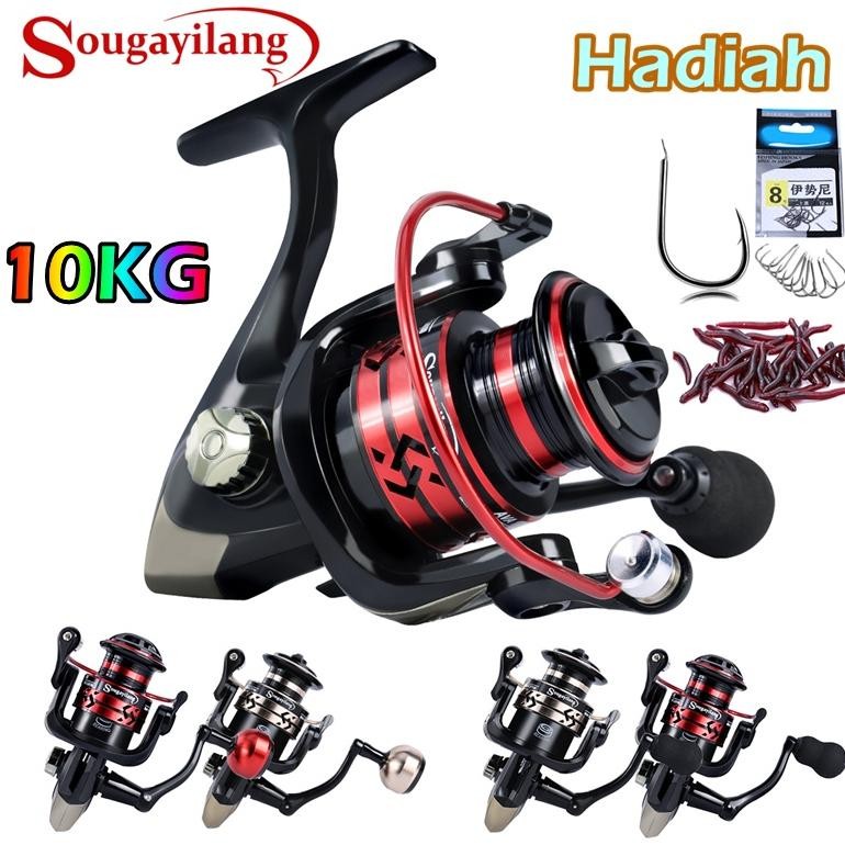Sougayilang Reel Pancing 1000-4000 5.2:1 10Kg Gulungan Pancing Spinning Fishing Reel