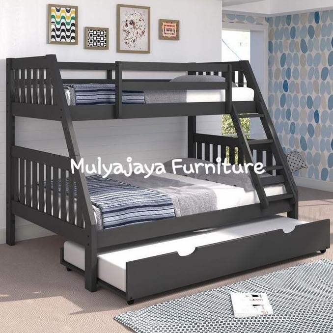 TEMPAT TIDUR TINGKAT KAYU JATI