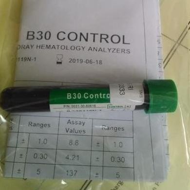 CONTROL HEMATOLOGY B-30 & BC-3D MINDRAY ORIGINAL DAN TERPERCAYA