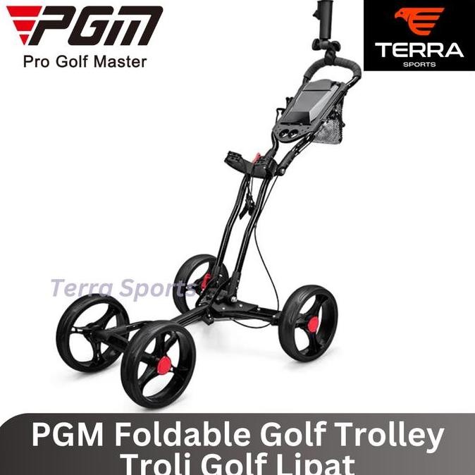 Terlaris Pgm Golf Trolley Troli Tas Golf Alat Bantu Dorong Tas Golf