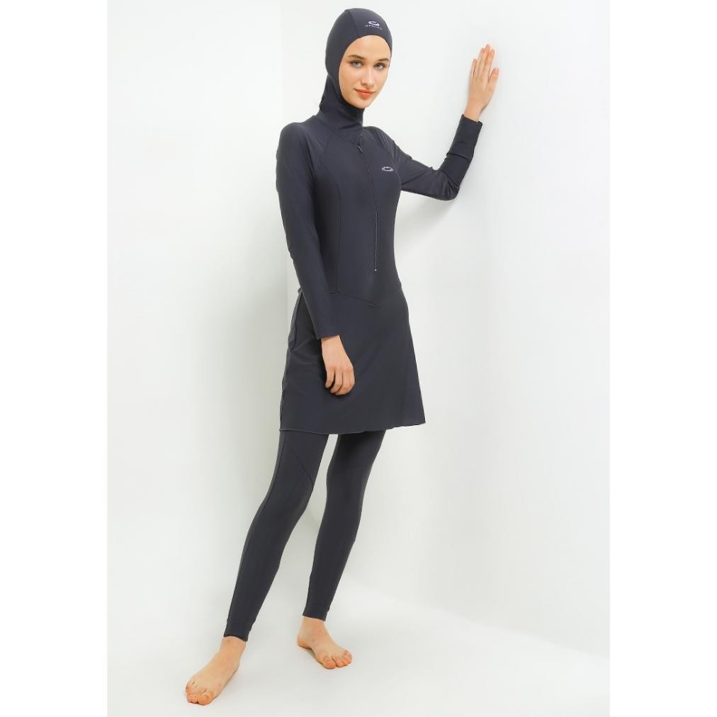 Opelon - Baju Renang Muslim Wanita - Diving Moslem (Set) polosan