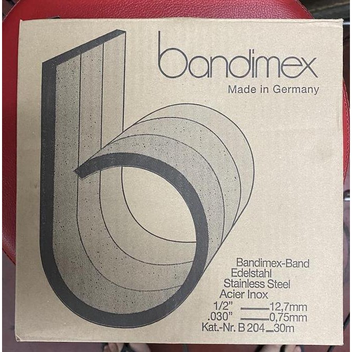 

Bandimex band Stainless Steel 201 SS 1/2