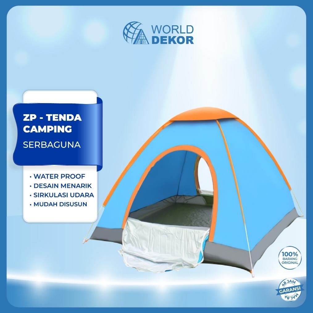 Tenda Camping Aktivitas Outdoor Serbaguna ZP-6 dan ZP-8 - Worlddekor