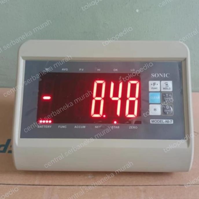 Indicator Timbangan Digital Sonic N1-7. Indicator Timbangan Duduk