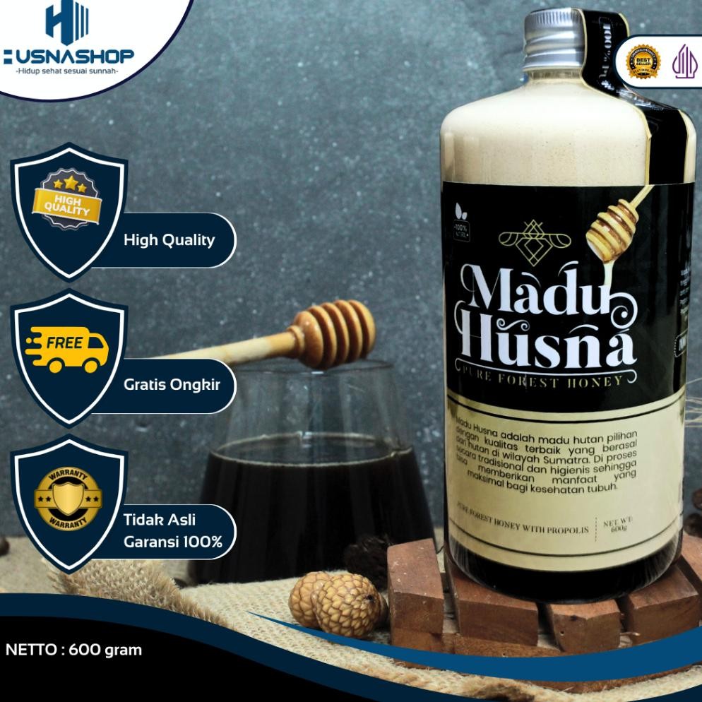 

(Terbaru) Madu Husna - Madu Hutan Asli High quality 600g [MD001] (Terlaris)
