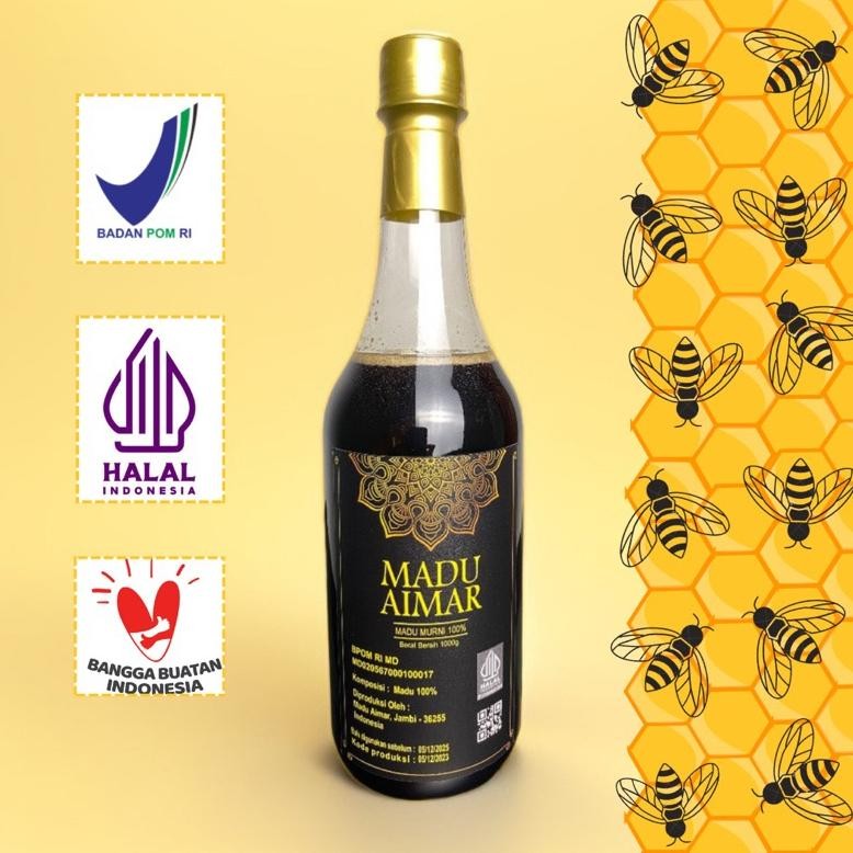 

(Terbaru) Madu Aimar - Madu Asli Murni 100% Original Raw Honey 1 Kg (Terlaris)