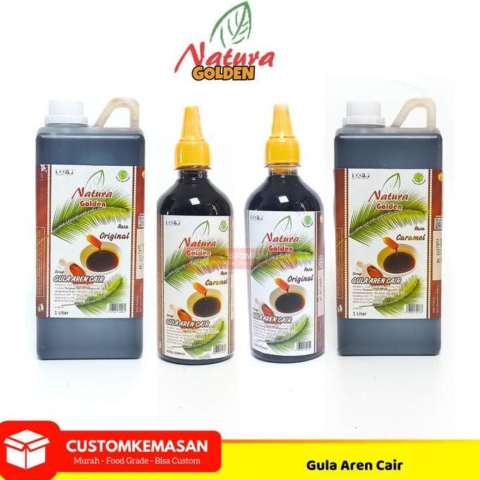 

Baru Gula Aren Cair Natura Golden - Gula Merah Cair Premium untuk Minuman & Masakan