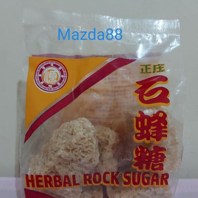 

Baru Gula Batu Madu Herbal 300gr - Rock Sugar Alami Untuk Teh & Ramuan Tradisional