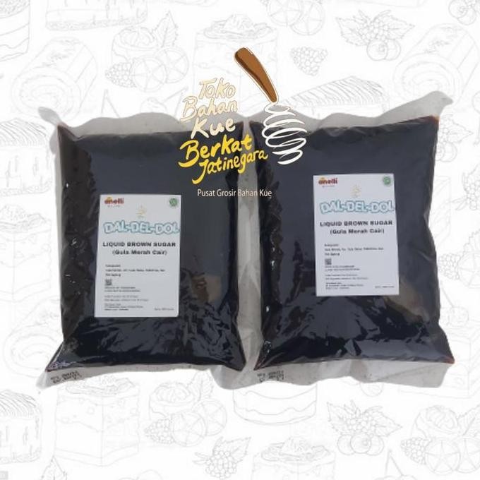 

Baru Gula Merah Cair 1kg DAL DEL DOL - Brown Sugar Cair Masakan & Minuman