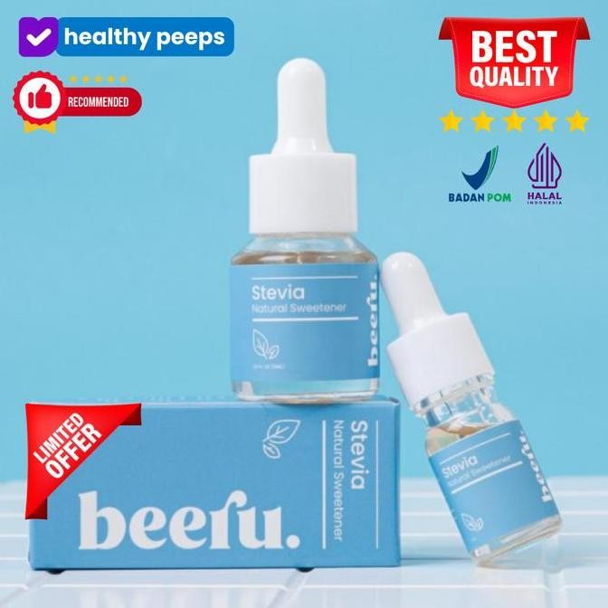 

Baru Beeru Stevia Sweetener 5ml / 15ml - Gula Stevia Cair Alami Untuk Diabetes