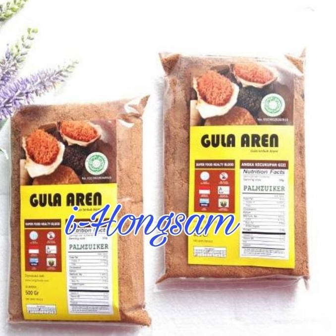 

Baru Gula Palm Zuiker Organik 500 Gram - Gula Aren Bubuk Natural