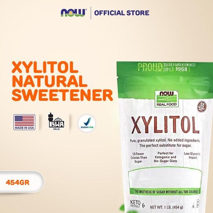 

Baru Now Foods Xylitol 454gr - Natural Sweetener Pengganti Gula Bebas Gula