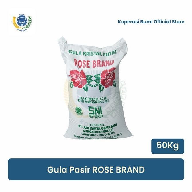 

Baru Gula Pasir Rose Brand 50kg Kemasan Karung untuk Industri