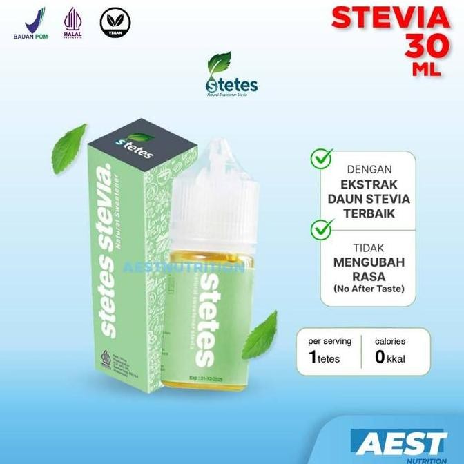 

Baru Stetes Stevia Natural Sweetener 30ml Gula Tetes 0 Kalori Pemanis Alami