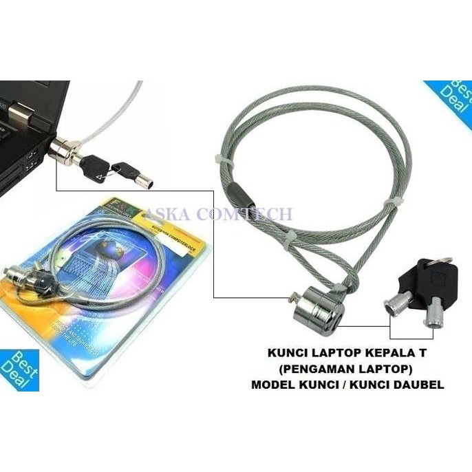 Sale Kunci Pengaman Laptop Usb Lock 1.8M Kabel Panjang Anti Pencuri