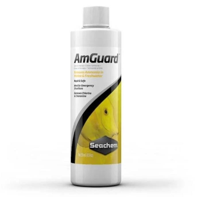 

Seachem AmGuard 250ml - Detoksifikasi Ammonia hingga 48 Jam untuk Situasi Darurat Lebih Efektif dari Produk Lain