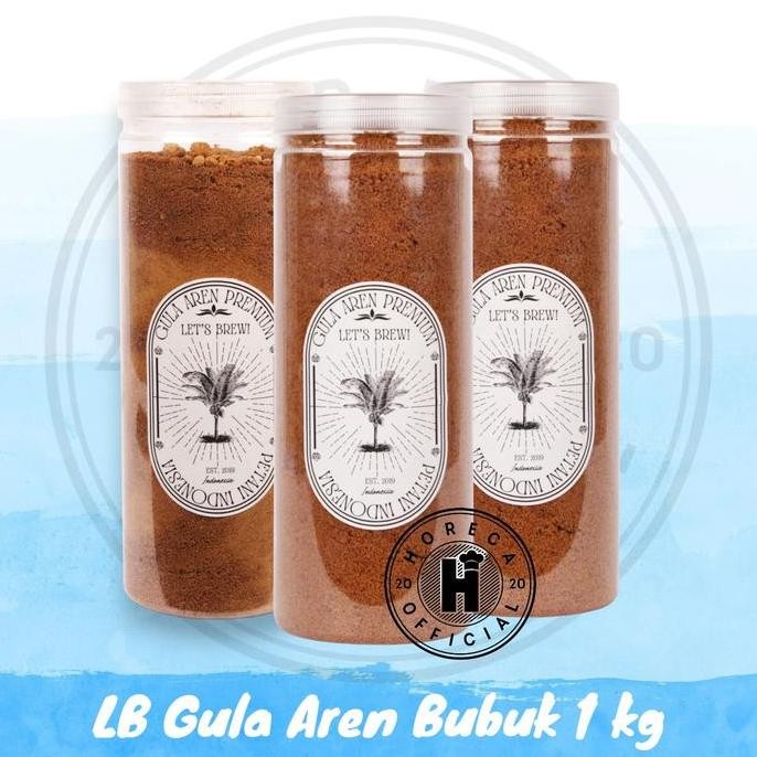 

Baru LET'S BREW Gula Aren Bubuk 1kg Palm Sugar 1000g Premium