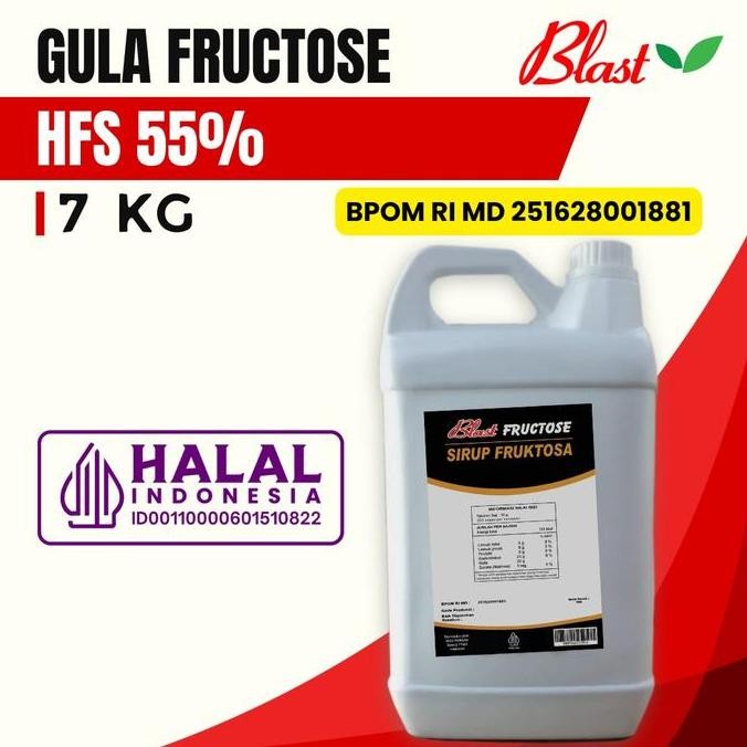 

Baru Fruktosa Cair Premium 7kg - Gula Fructose Food Grade