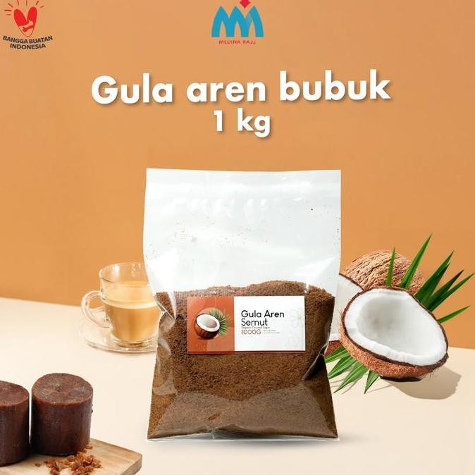 

Baru Gula Semut Aren Bubuk 1kg - Palm Sugar Bubuk Organik Alami
